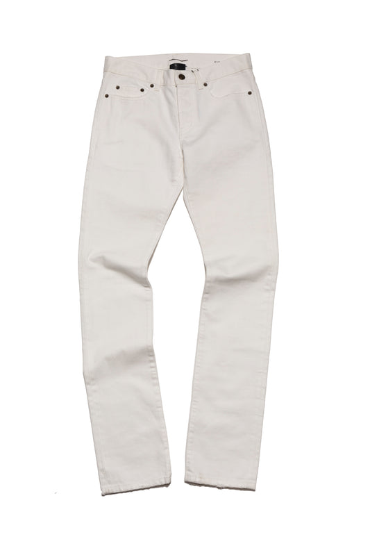 Saint Laurent Slim Fit Cropped Boyfriend Jeans - Xia Office