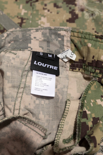 Loutre Wesson Pants in Khaki Camo - Xia Office