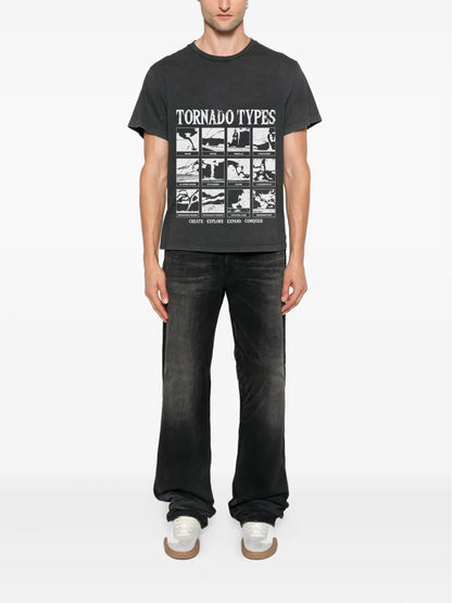 CEEC Tornado Type T-shirt in Washed Black