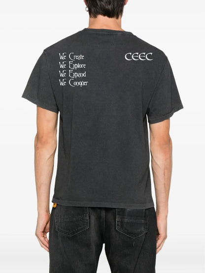 CEEC Tornado Type T-shirt in Washed Black