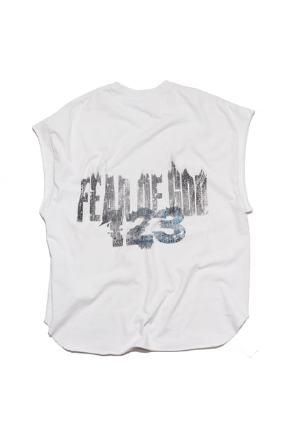 RRR123 x Fear of God INRI Cut Off T-shirt - Xia Office