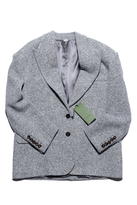 Gucci Single-Breasted Oversize Blazer - Xia Office