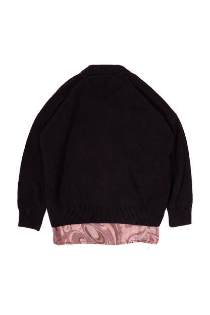 Raf Simons SS21 Oversized Italian Silk Lined Wool Cardigan