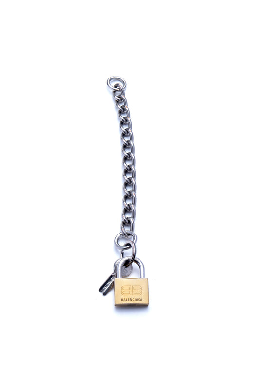 Balenciaga Lock And Key Chain Bracelet - Xia Office