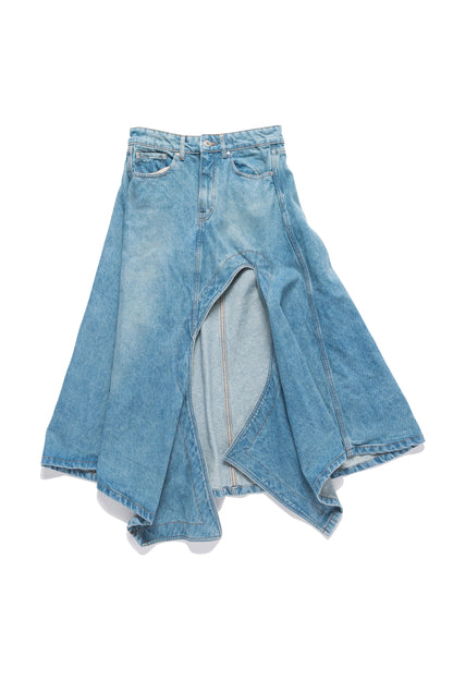 Y/PROJECT Asymmetric Slit Denim Long Skirt - Xia Office