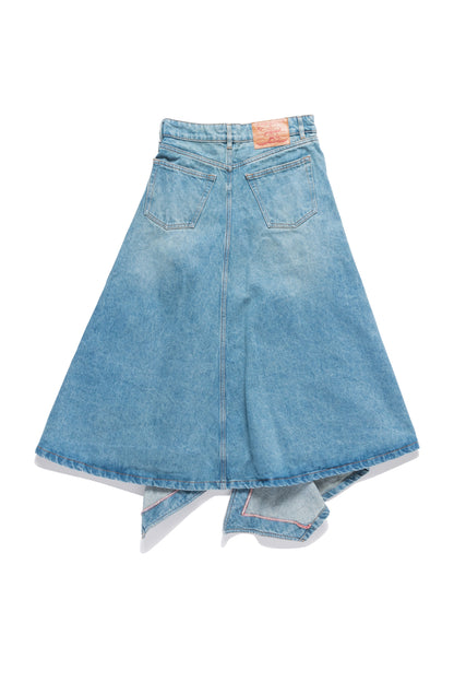 Y/PROJECT Asymmetric Slit Denim Long Skirt - Xia Office