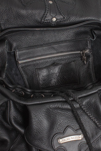 Chrome Hearts Cross Flarenie Gunslinger Leather Backpack