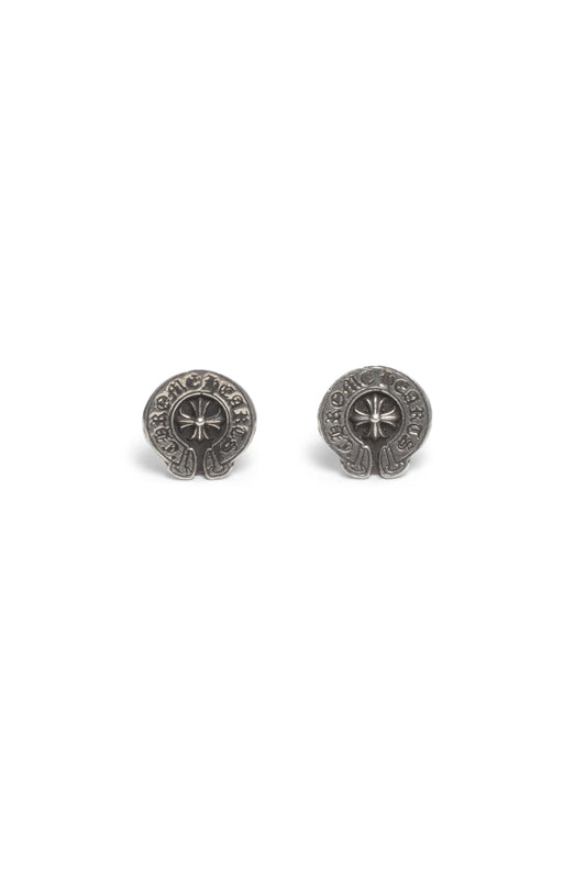 Chrome Hearts Cross Horseshoe Ear-studs