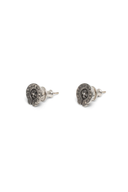 Chrome Hearts Cross Horseshoe Ear-studs