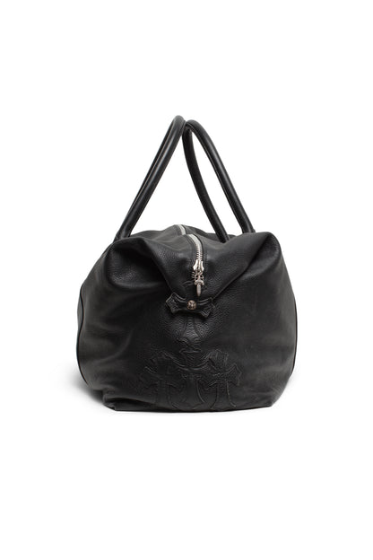 Chrome Hearts Large Leather Embellished Cross Duffle Bag