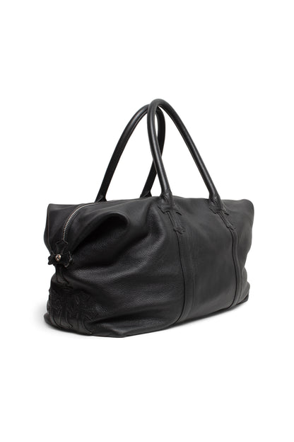 Chrome Hearts Large Leather Embellished Cross Duffle Bag