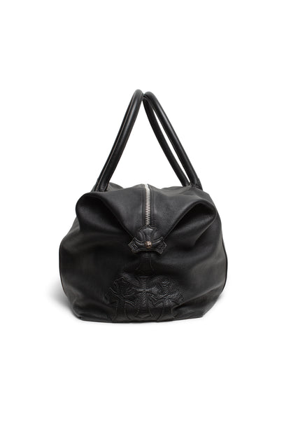 Chrome Hearts Large Leather Embellished Cross Duffle Bag