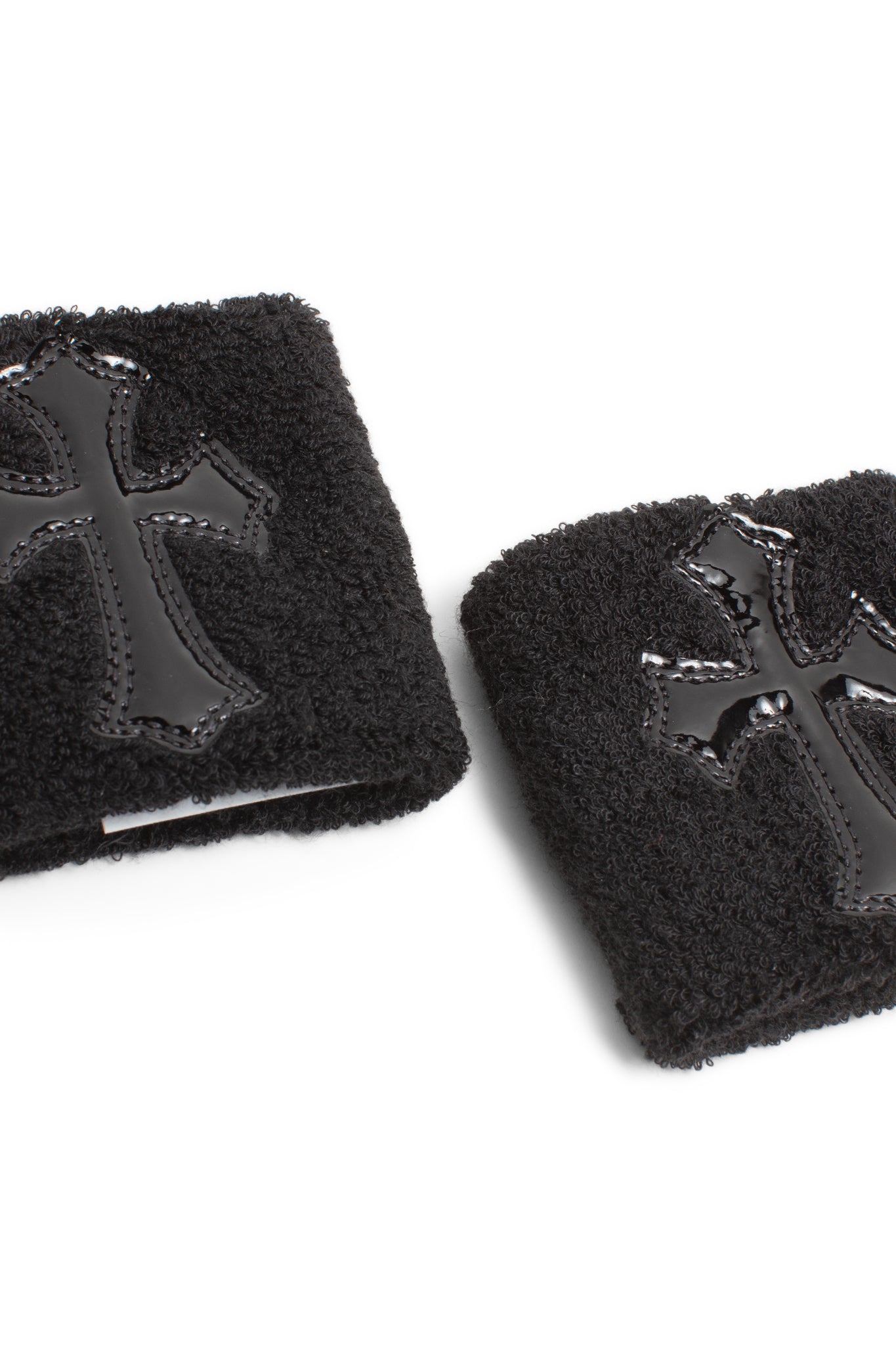 Chrome Hearts Cross Sweatband Set in Black