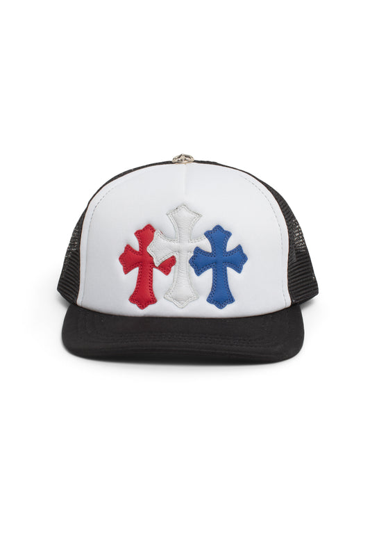 Chrome Hearts Triple Cross Patch Trucker Hat