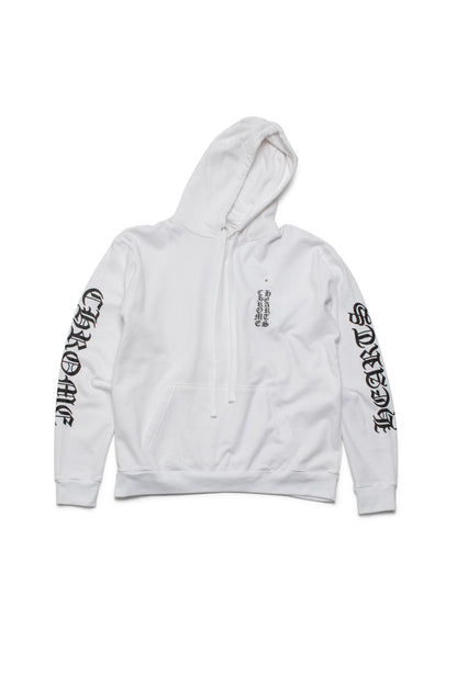 Chrome Hearts White Vertical Logo Hoodie