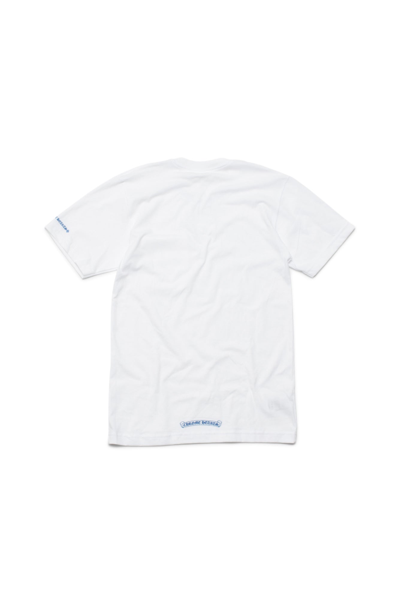 Chrome Hearts Blue Neck Logo Pocket T-shirt
