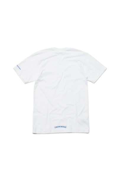 Chrome Hearts Blue Neck Logo Pocket T-shirt