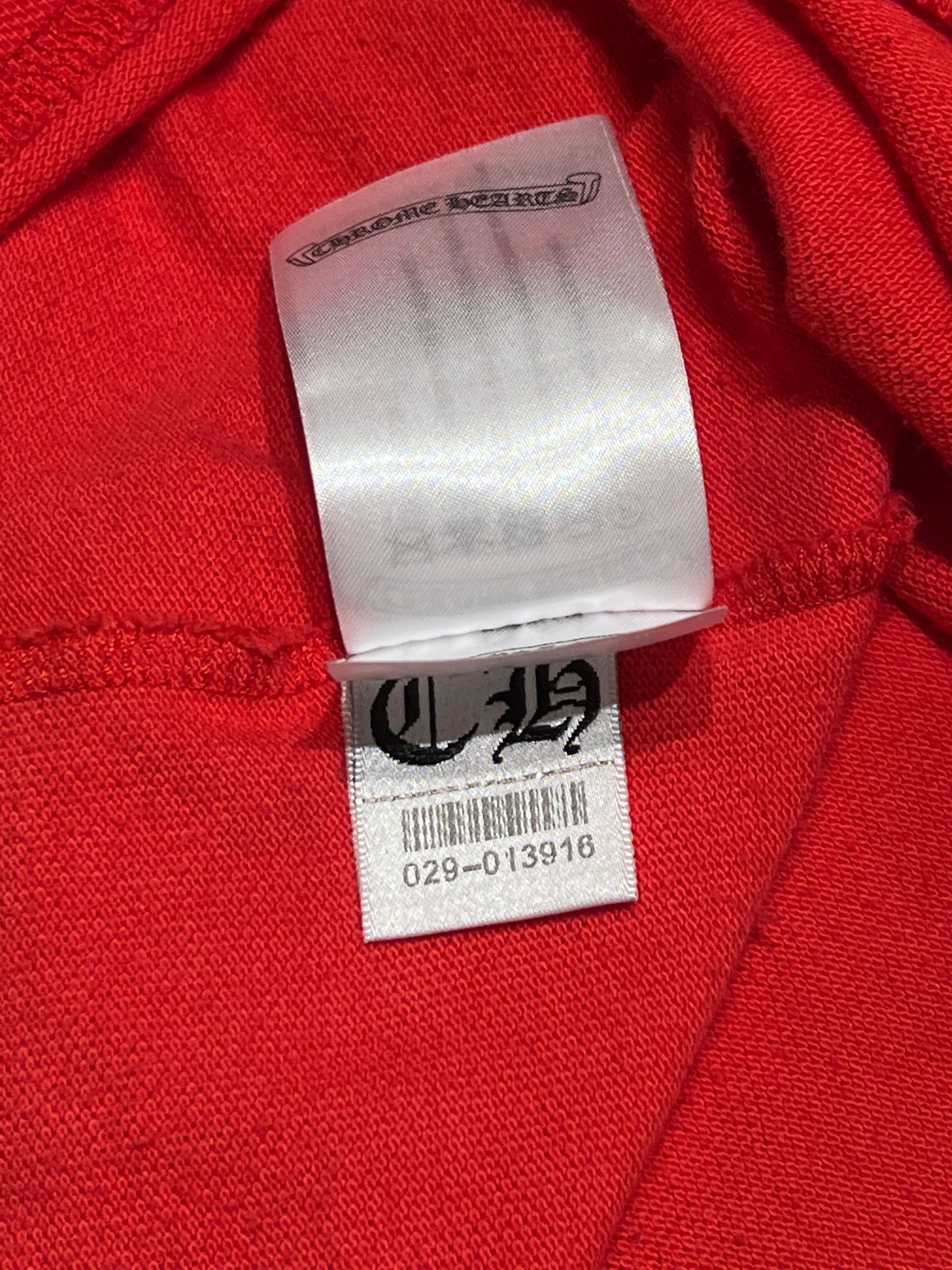 Chrome Hearts x Matty Boy Sex Records Red Polo STAFF T-shirt - Xia Office