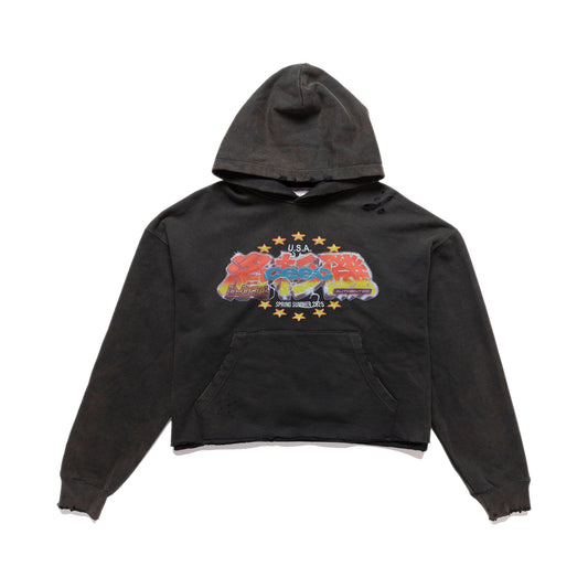 LA B-BALL Hoodie in Black - Xia Office