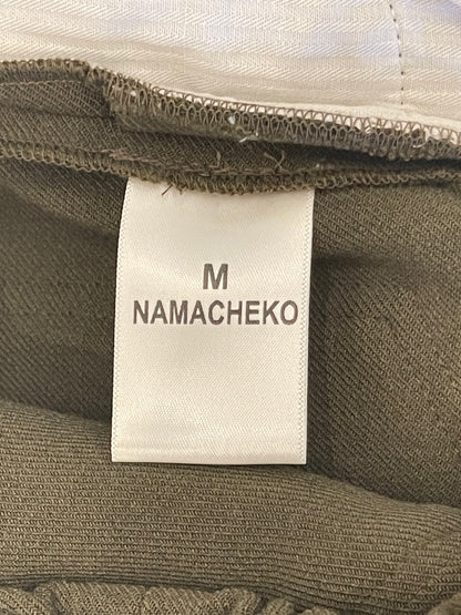 Namacheko Wide Leg Azor Moss Green Trousers - Xia Office