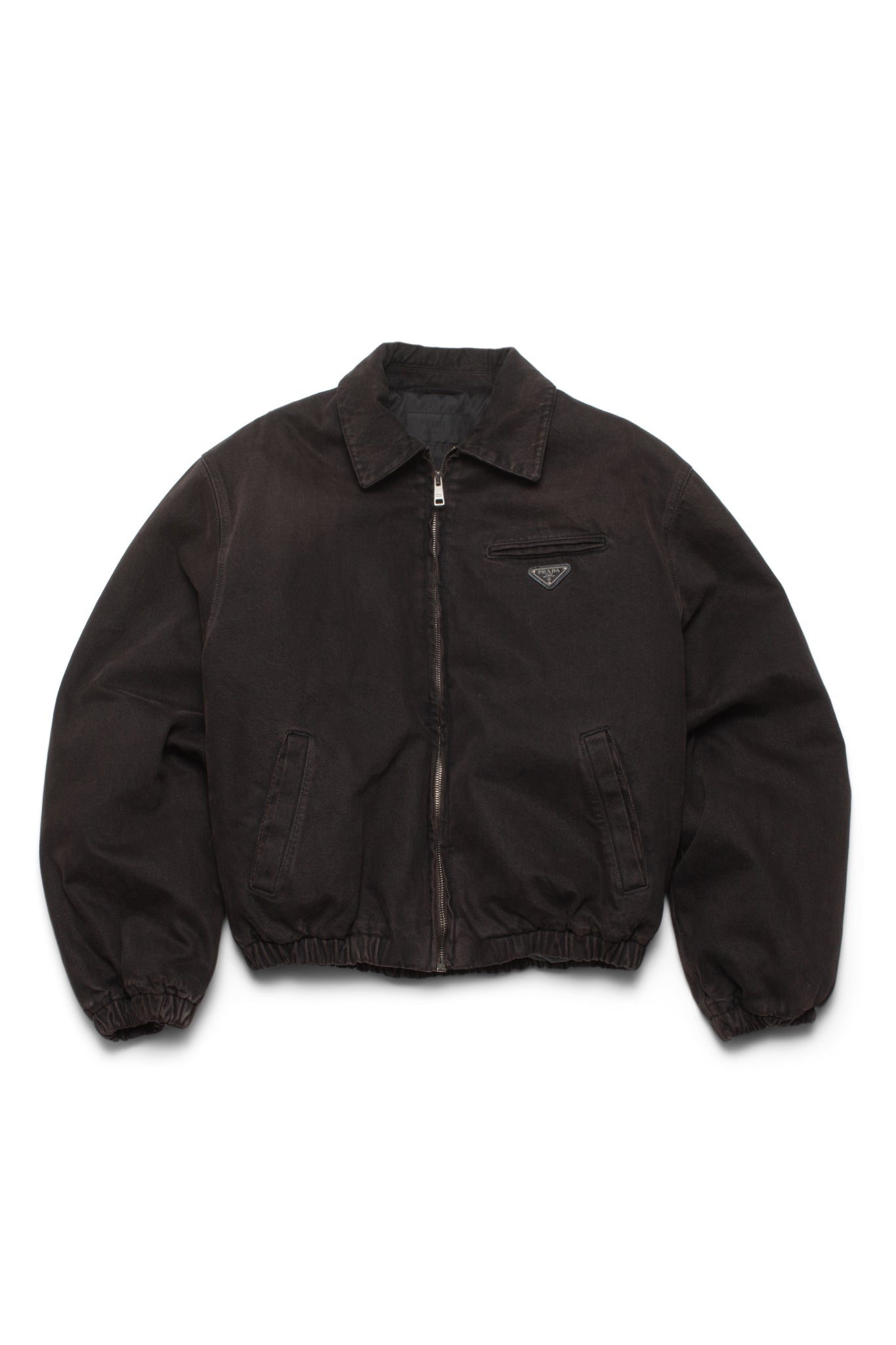 Prada Cotton Washed Detroit Blouson Jacket