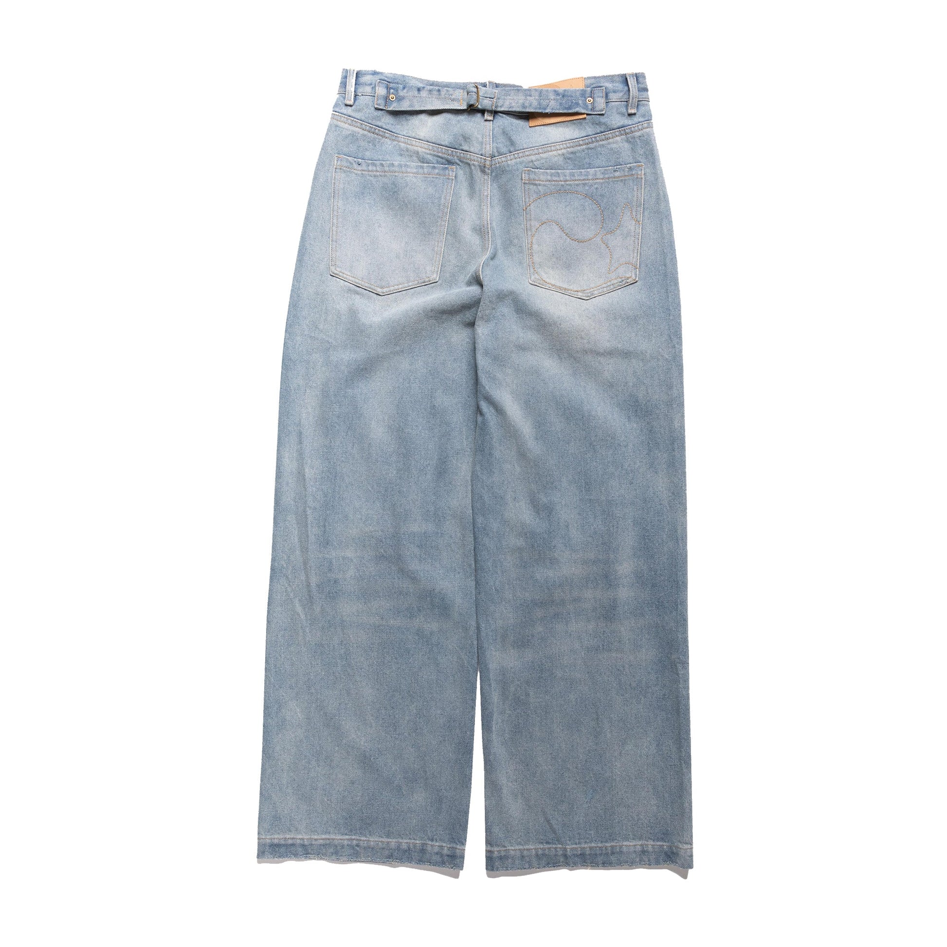 Vintage Washed Ripped Jeans - Xia Office