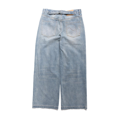 Vintage Washed Ripped Jeans - Xia Office