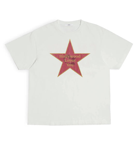 CEEC Hollywood Star T-shirt in Ivory