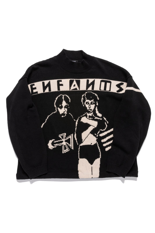 Enfants Riches Déprimés 22FW Portrait Knitted Sweater - Xia Office