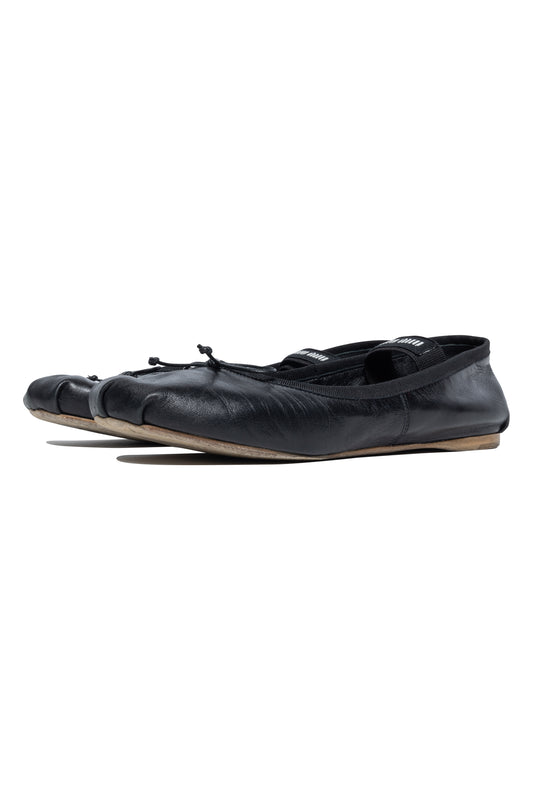 Miu Miu Leather Ballet Flats - Xia Office