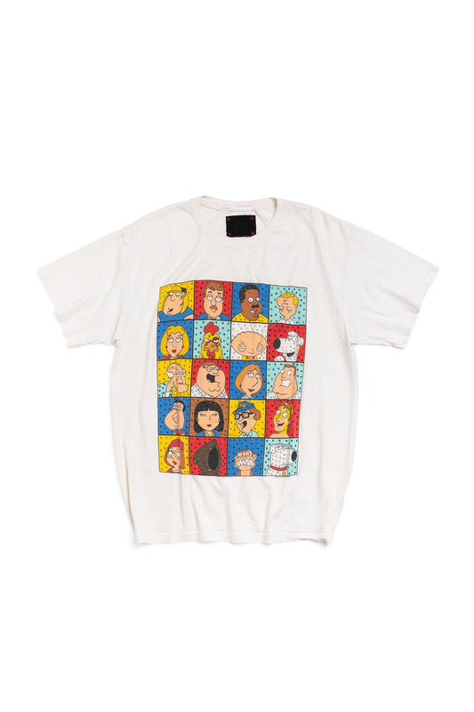 Vintage 2008 Family Guy TV Show T-Shirt With Hand-embellished Rhinestones
