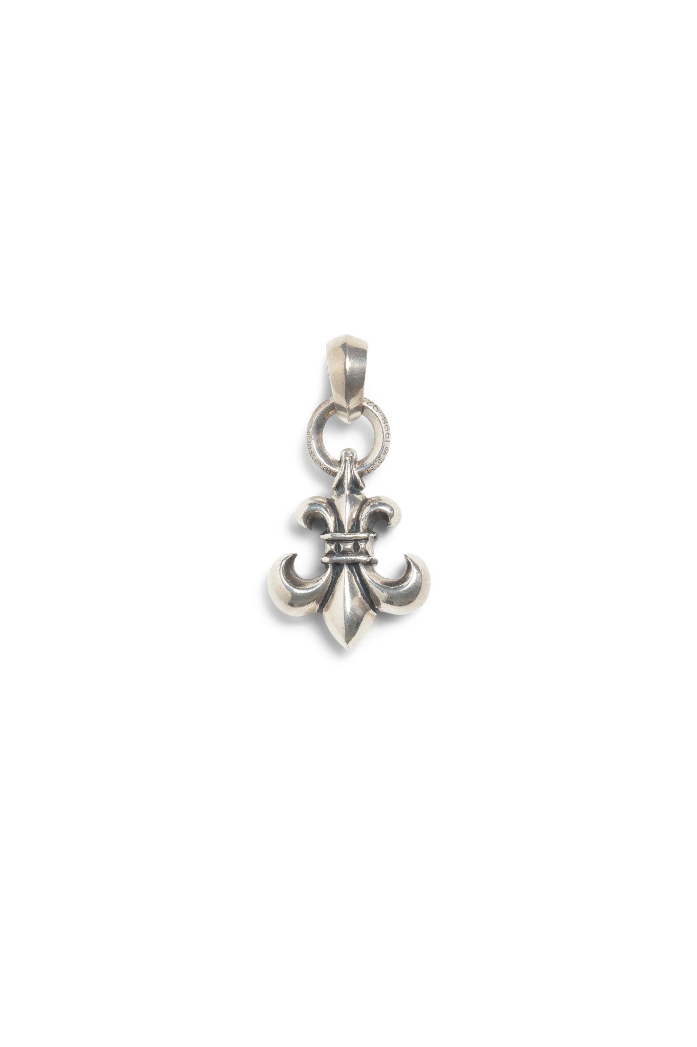Chrome Hearts Silver BS Fleur Pendant (with Bale)