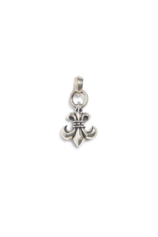 Chrome Hearts Silver BS Fleur Pendant (with Bale)