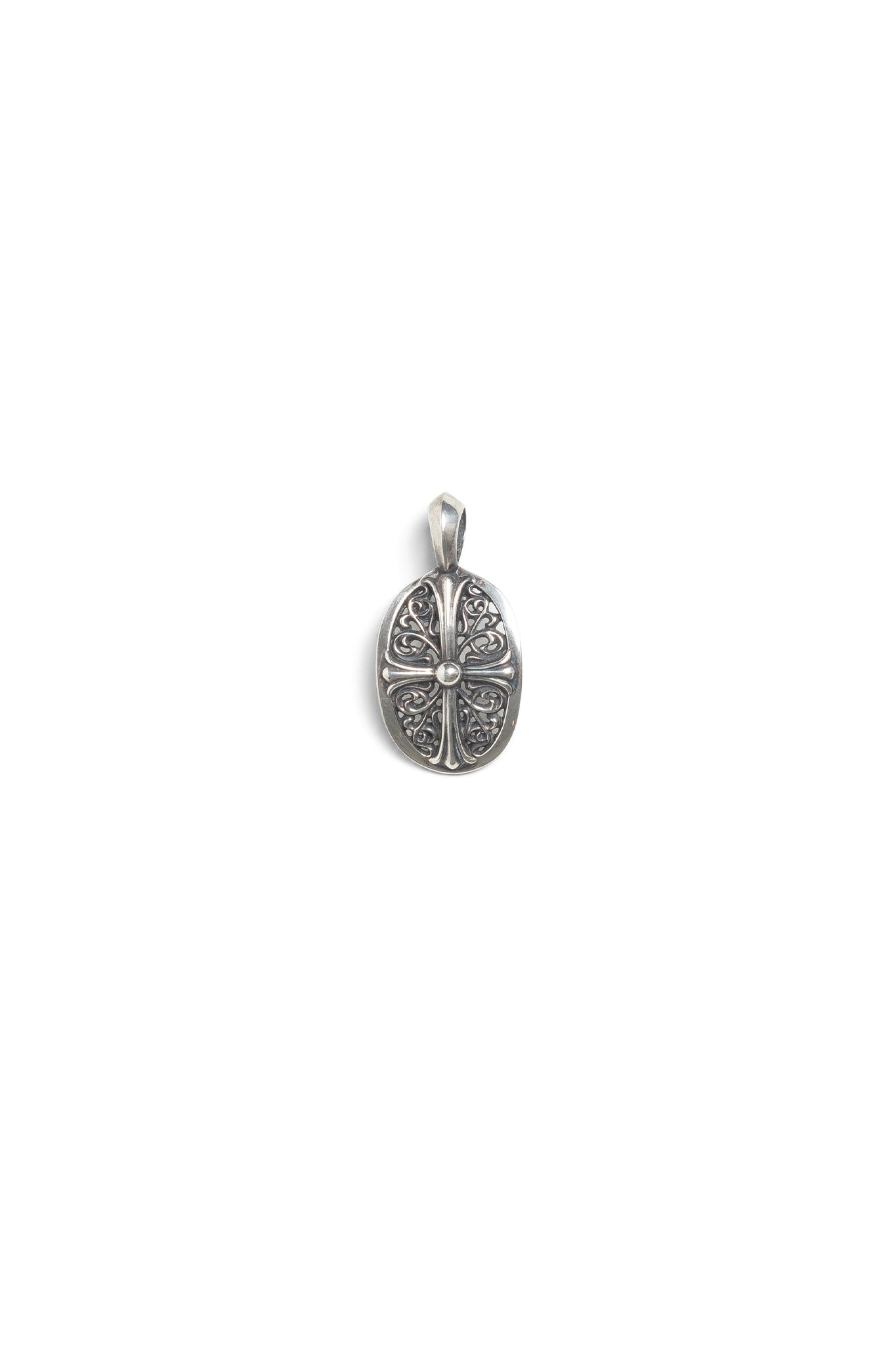 Chrome Hearts Silver CLSC OVAL Pendant