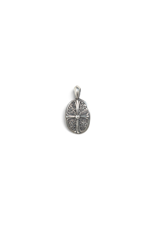 Chrome Hearts Silver CLSC OVAL Pendant