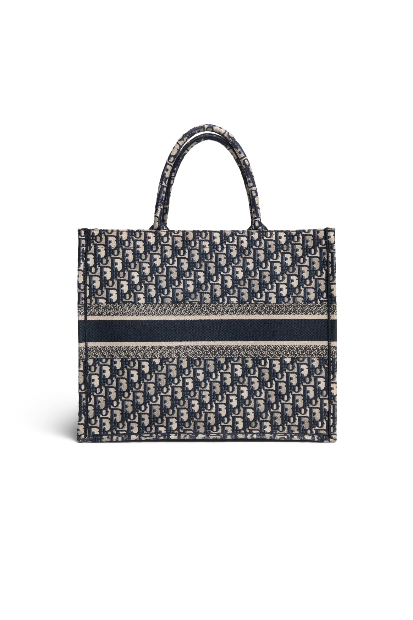 Dior Oblique Medium Book Tote Blue