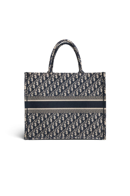 Dior Oblique Medium Book Tote Blue