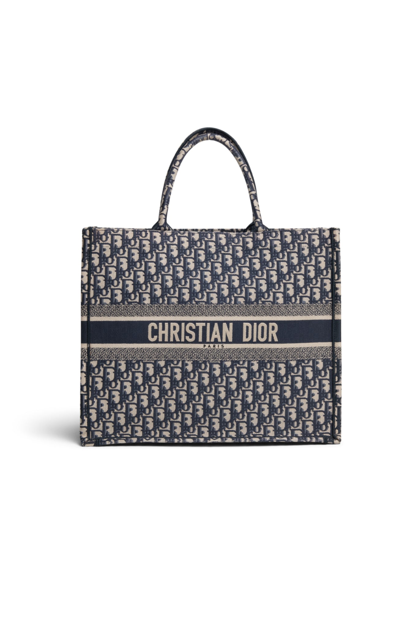 Dior Oblique Medium Book Tote Blue