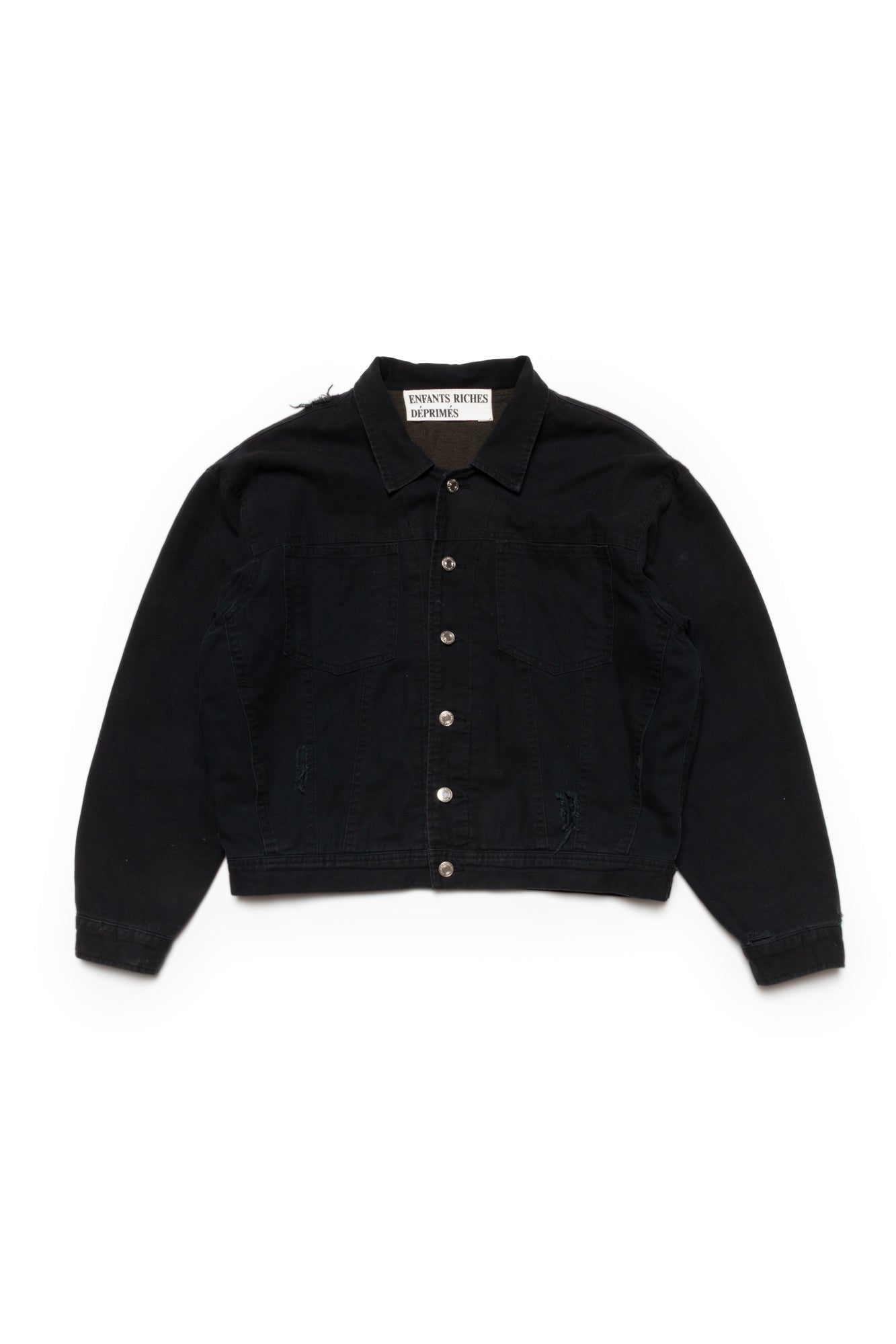 Enfants Riches Déprimés Distressed Button-Up Jacket