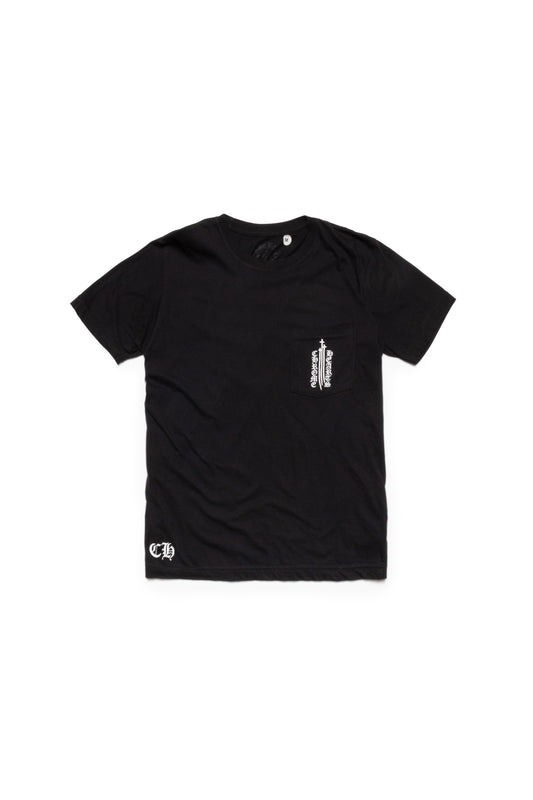 Chrome Hearts Triple Cross on Back Short Sleeve T-shirt