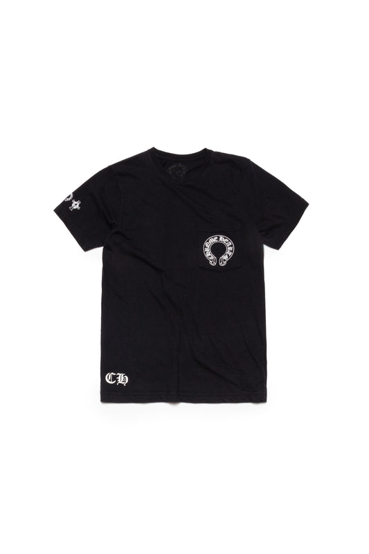 Chrome Hearts T Bar Logo With Pocket Short Sleeve T-shirt
