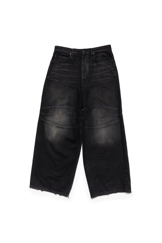 Balenciaga Men's Double Knee Pants in Black
