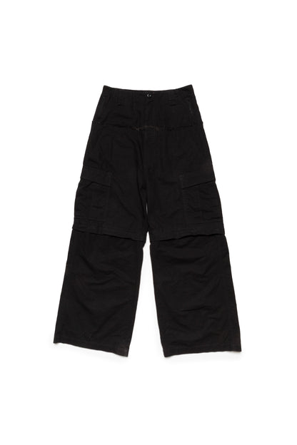Balenciaga 2024 Black Cut-Up Cargo Pants