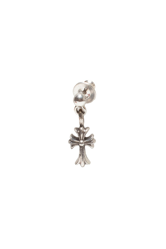 Chrome Hearts Silver Small Baby Fat Drop Earring