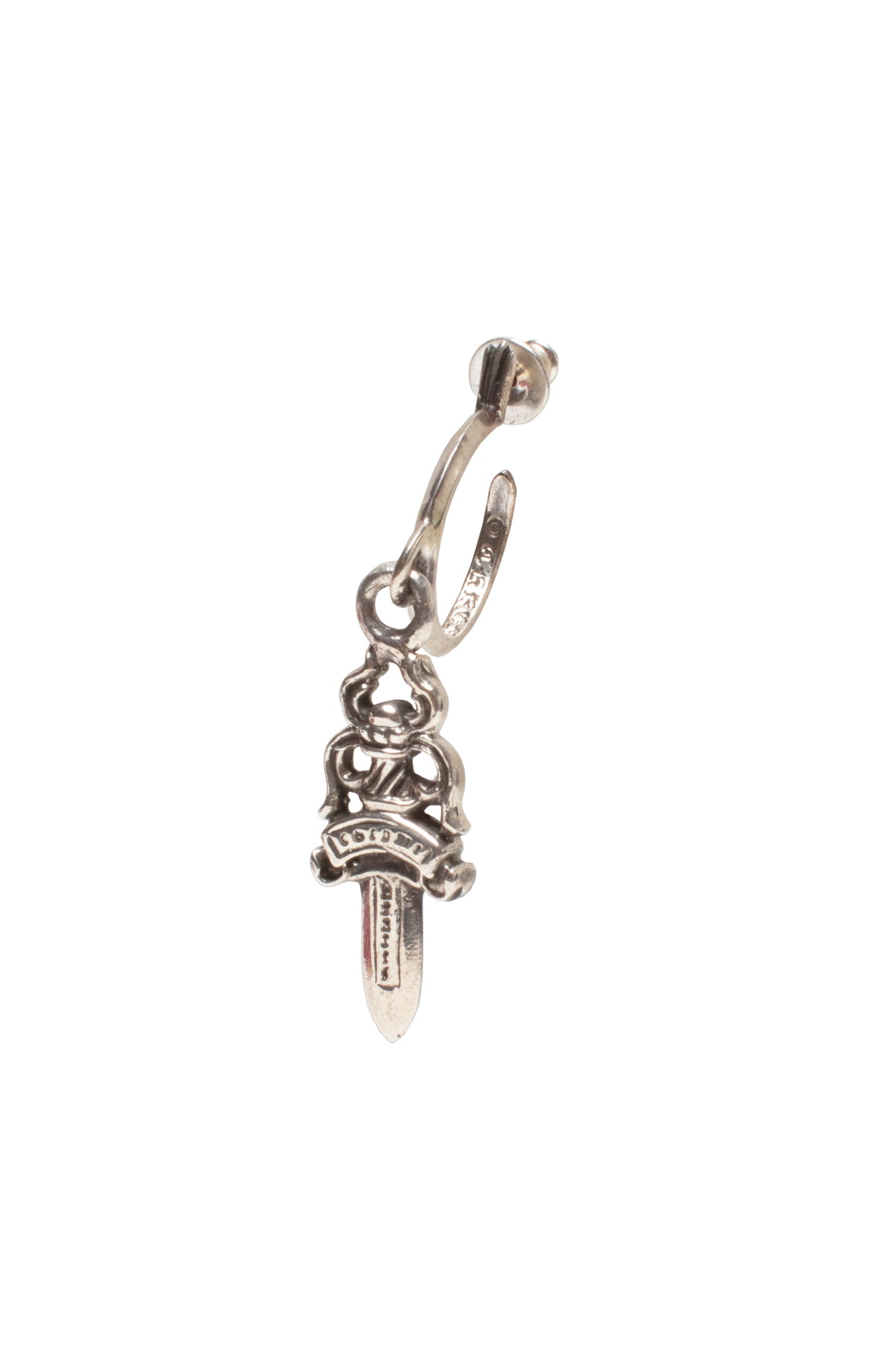 Chrome Hearts Dagger Hoop Earring