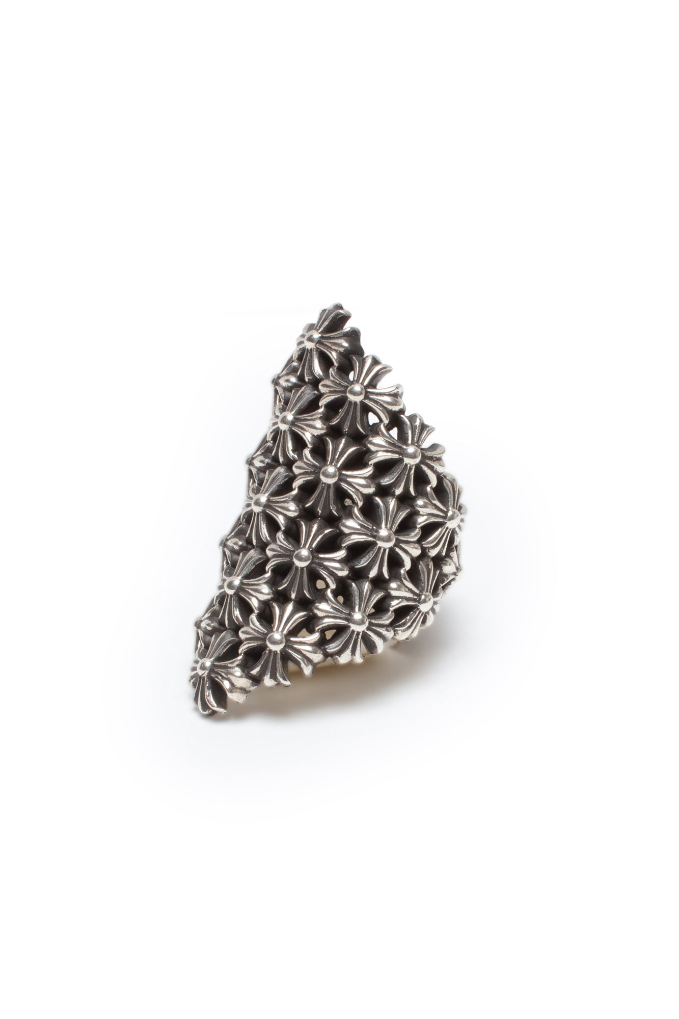 Chrome Hearts Large Cannoli Multi Cross Ring