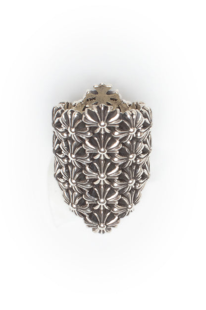 Chrome Hearts Large Cannoli Multi Cross Ring