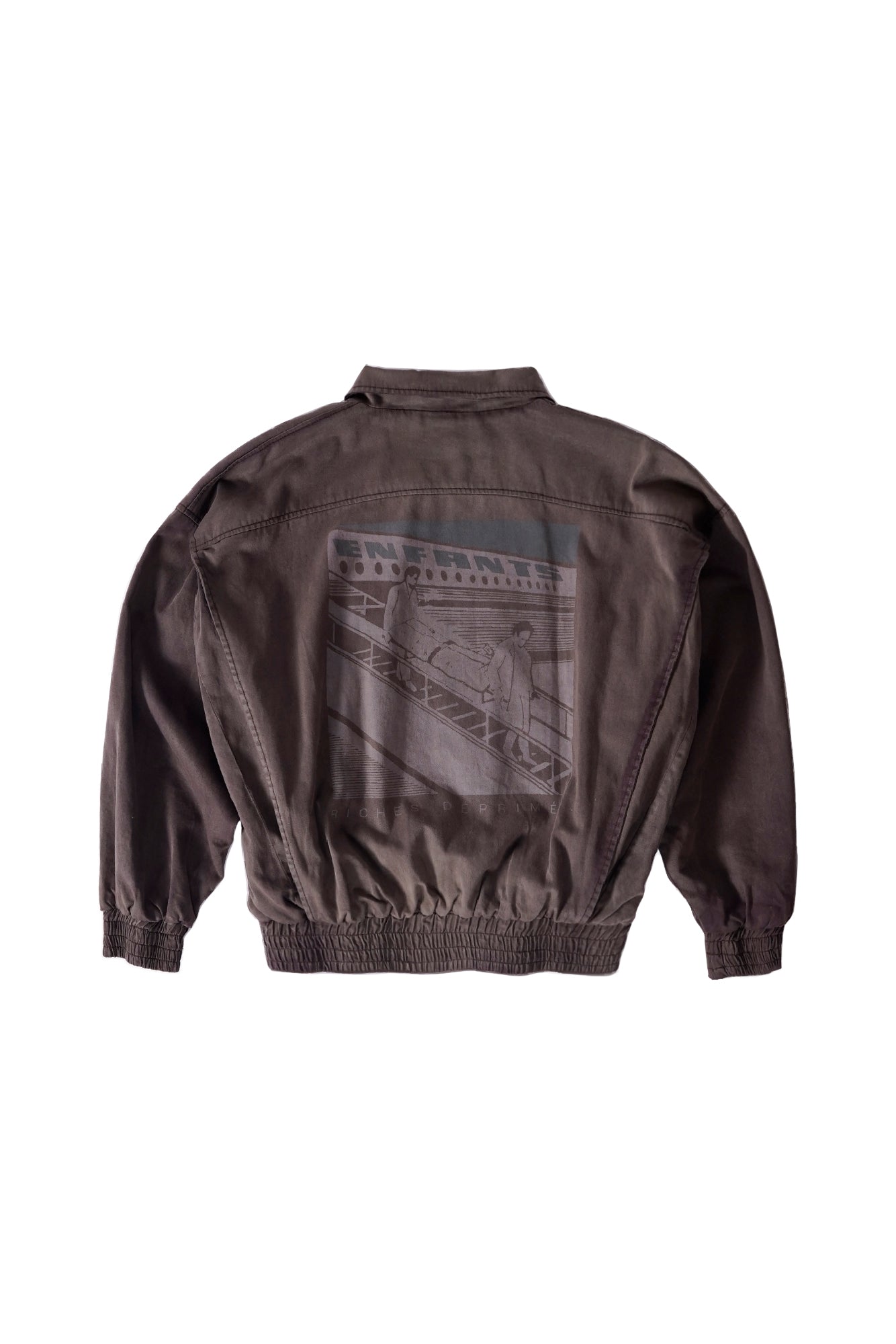 Enfants Riches Déprimés Death In Flight Zip Jacket 'Sun Faded Black'