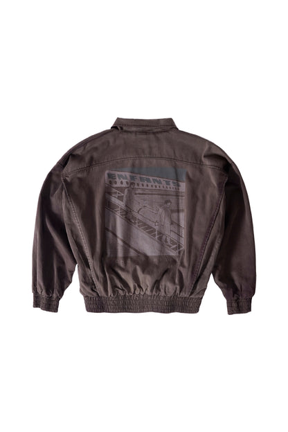 Enfants Riches Déprimés Death In Flight Zip Jacket 'Sun Faded Black'