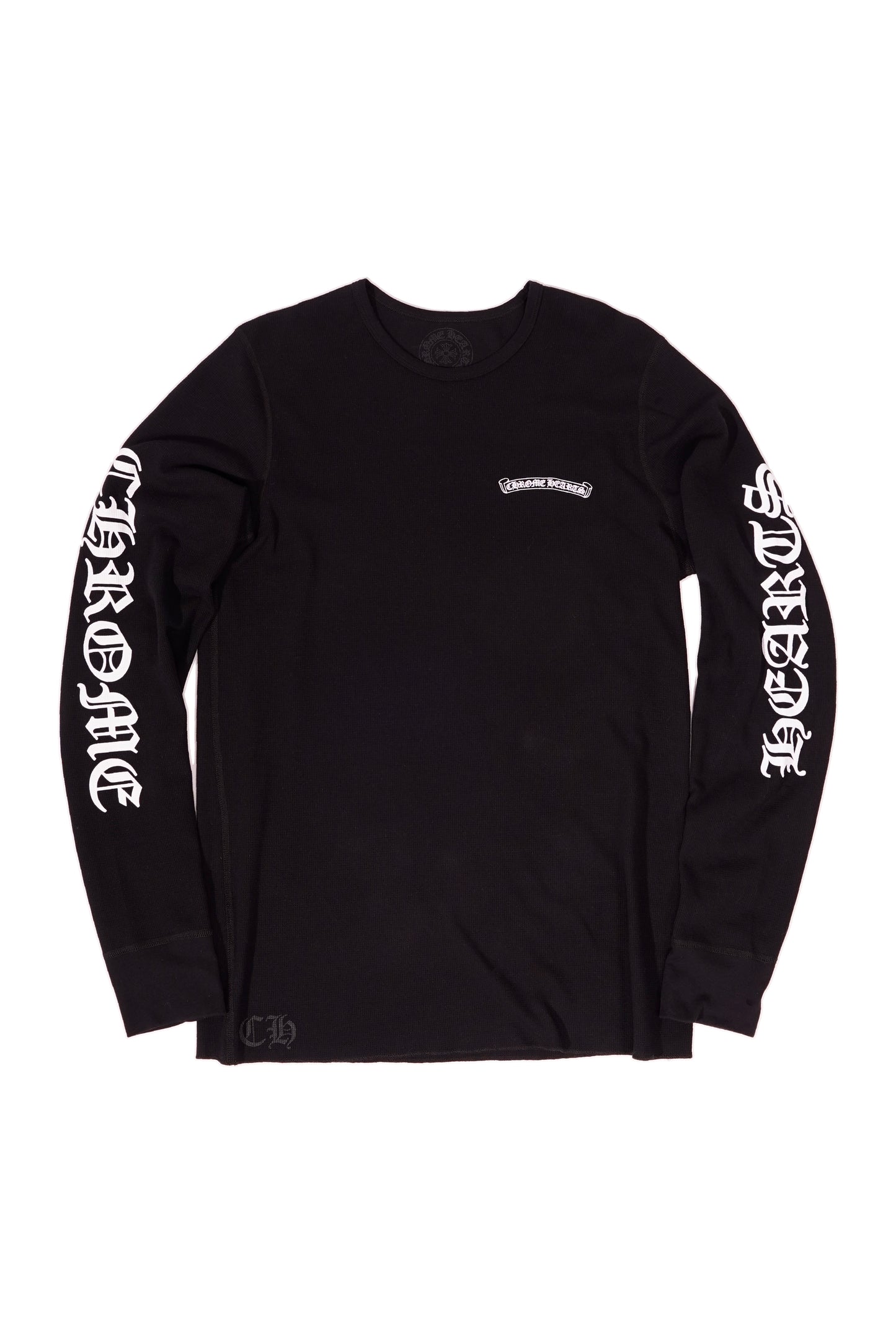 Chrome Hearts Scroll Thermal Long Sleeve T-Shirt